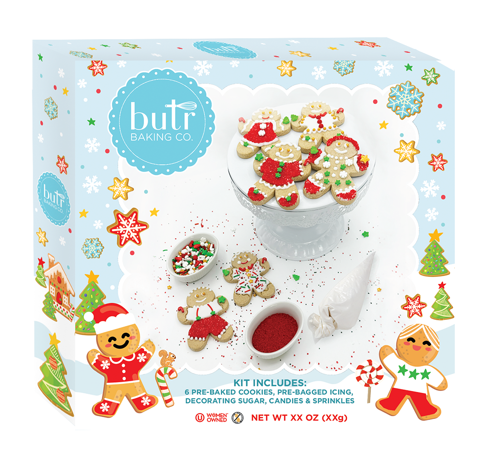 GINGERBREAD PEOPLE 6 CT. COOKIE KIT