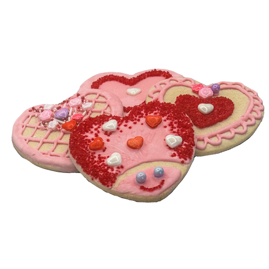 VALENTINE HEART 6 CT. COOKIE KIT