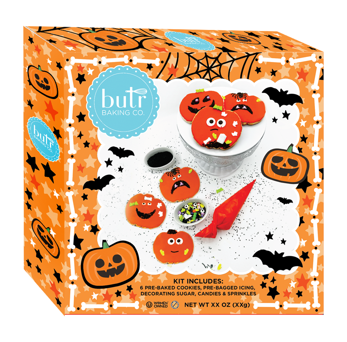 PUMPKINS 6CT. COOKIE KIT