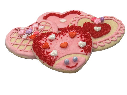 VALENTINE HEART 6 CT. COOKIE KIT